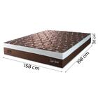 Cama Box Baú Casal Queen Colchão Molas Ensacadas Royal 158x19