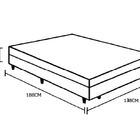 Cama Box Baú Casal Sintético Branco