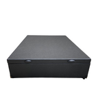 Cama Box Baú Casal Sintético Preto Com Pistão A Gás - Imperiu