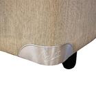 Cama Box Baú Castor Queen Linho Bege 158x198x35cm