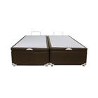 Cama Box Baú Castor Queen Premium Caramelo 158x198x35cm