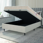 Cama Box Baú Colchão Casal Espuma D33 New Millenium 138x188x6