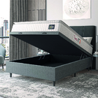 Cama Box Baú Colchão Casal Espuma D45 Lazio Pillow Top 138x18