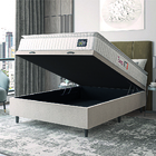 Cama Box Baú Colchão Casal Espuma D45 Lazio Pillow Top 138x18