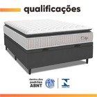 Cama Box Baú Colchão Casal Molas Ensacadas City Pillow Top 13