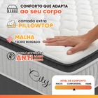 Cama Box Baú Colchão Casal Molas Ensacadas City Pillow Top 13