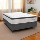 Cama Box Baú Colchão Casal Molas Ensacadas City Pillow Top 13