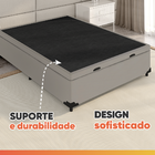 Cama Box Baú Colchão Casal Molas Ensacadas City Pillow Top 13