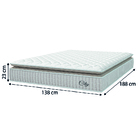 Cama Box Baú Colchão Casal Molas Ensacadas City Pillow Top 13