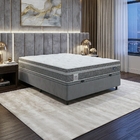 Cama Box Baú Colchão Casal Molas Ensacadas Euro In Up 138x188