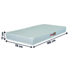 Cama Box Baú Colchão Solteiro Espuma D20 Malibu 78x188x53cm B
