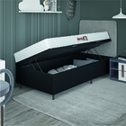 Cama Box Baú Colchão Solteiro Espuma D20 Malibu 88x188x53cm B