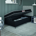 Cama Box Baú Colchão Solteiro Espuma D20 Malibu 88x188x53cm P