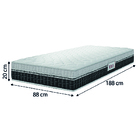 Cama Box Baú Colchão Solteiro Molas Ensacadas Florida 88x188x