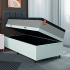 Cama Box Baú Colchão Solteiro Molas Ensacadas Real 88x188x68c