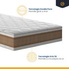 Cama Box Baú Com Colchão De Espuma D33 Double Face Air Pro Fo