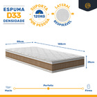 Cama Box Baú Com Colchão De Espuma D33 Double Face Air Pro Fo