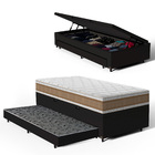 Cama Box Baú Com Colchão De Espuma D33 Double Face Air Pro Fo