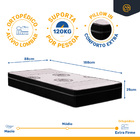 Cama Box Baú Com Colchão De Espuma Pillow In Orthoplus + Auxi