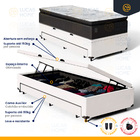 Cama Box Baú Com Colchão De Molas Ensacadas Com Pillow Top Ra