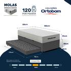 Cama Box Baú Com Colchão De Molas Ensacadas Ortobom One Face