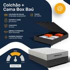 Cama Box Baú Com Colchão De Molas Ensacadas Ortobom One Face