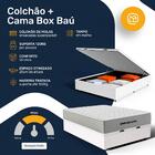 Cama Box Baú Com Colchão De Molas Ensacadas Ortobom One Face