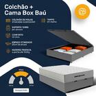 Cama Box Baú Com Colchão De Molas Ensacadas Ortobom One Face