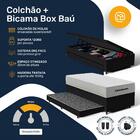Cama Box Baú Com Colchão De Molas Ensacadas Ortobom One Face
