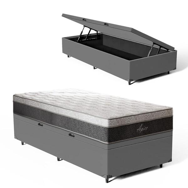 Cama Box Baú Com Colchão De Molas Ensacadas Pillow In Apice S