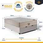 Cama Box Baú Com Colchão De Molas Ensacadas Pillow In Techcom