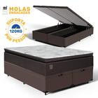 Cama Box Báu Com Colchão Ravena Molas Ensacadas Com Pillow To