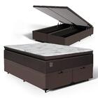 Cama Box Báu Com Colchão Ravena Molas Ensacadas Com Pillow To