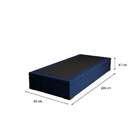 Cama Box Baú Com Colchão Solteiro Guldi Duplo Plus D28 Azul E