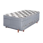 Cama Box Baú Conjugada Molas Ensacadas Solteiro Com Cama Auxi