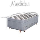 Cama Box Baú Conjugada Molas Ensacadas Solteiro Com Cama Auxi