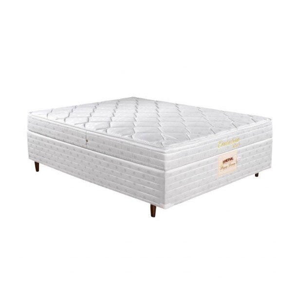 Cama Box Baú Conjugado Casal Herval Com Molas Evolution 58x13