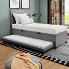 Cama Box Baú E Auxiliar Solteiro Branca + Colchão D33 Ortobom