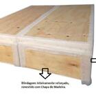 Cama Box Baú King Bipartido Blindado Suede Cinza Com Pistão A