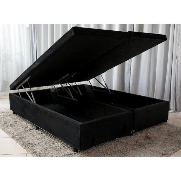 Cama Box Baú King Bipartido Premium 193x203x40cm