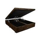 Cama Box Baú King Size Bipartido Blindada 186x198x40cm