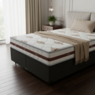 Cama Box Baú Queen + Colchão De Molas Ensacadas - Anjos - Cla