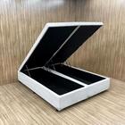 Cama Box Baú Queen Bipartido Blindada 4 Amortecedores Corino
