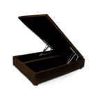 Cama Box Baú Queen Bipartido Premium Tampo Inteiro 158x198x40