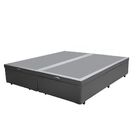Cama Box Baú Queen Bipartido Sp Móveis Sintético Cinza - 39x1