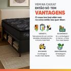 Cama Box Baú Queen Colchão Com Molas Ensacadas City Pillow To