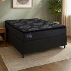 Cama Box Baú Queen Colchão Com Molas Ensacadas City Pillow To