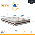 Cama Box Baú Queen Com Colchão de Molas Ensacadas Anjos Class