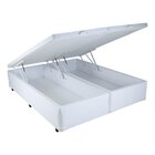 Cama Box Bau Queen Corino(1.58x1.98) Branco