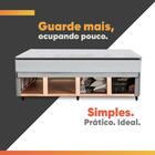 Cama Box Baú Queen Gazin Colchão Com Molas Ensacadas 158x198x